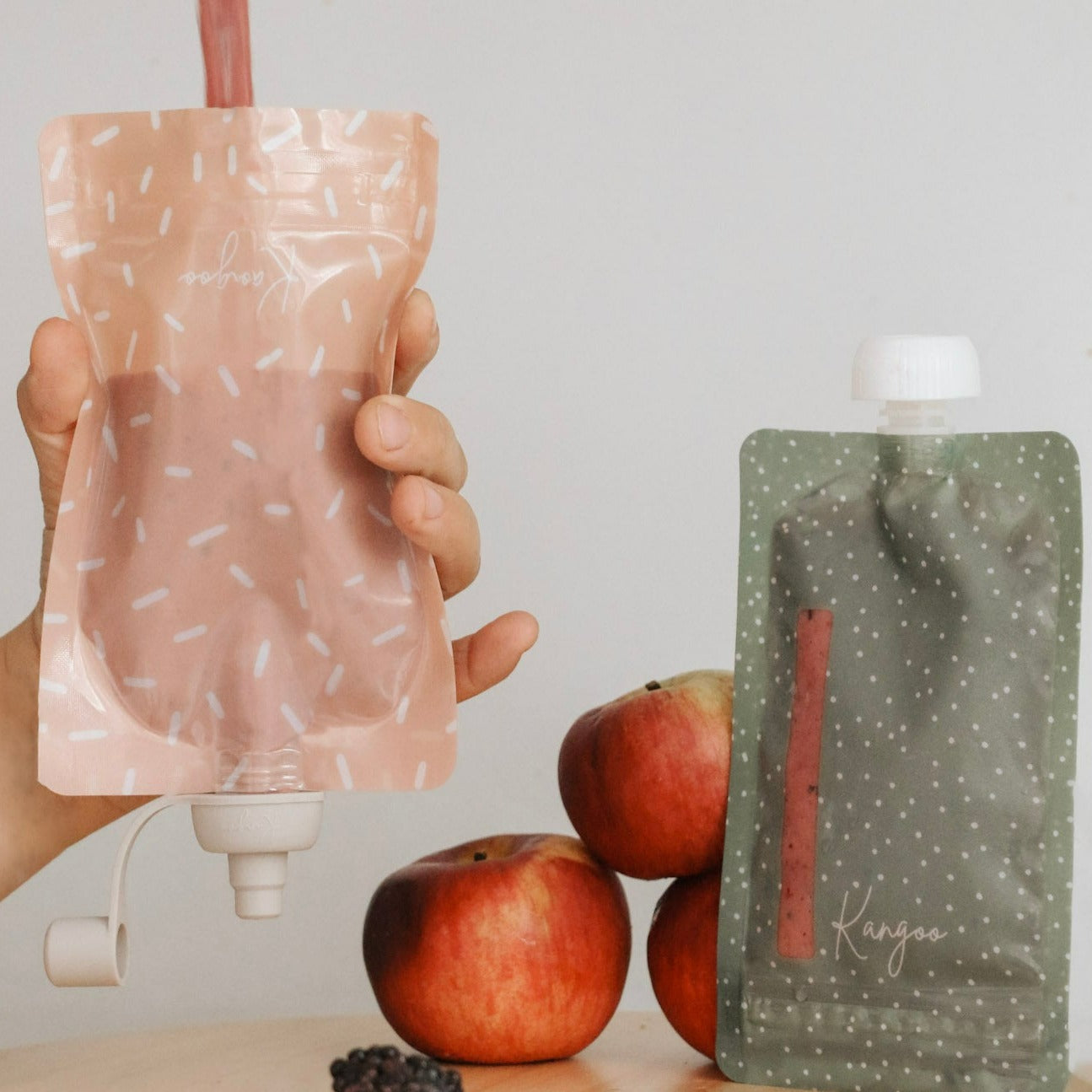 Écono pack BOHO - Ensemble de 12 pochettes alimentaires réutilisables (12x 5oz)