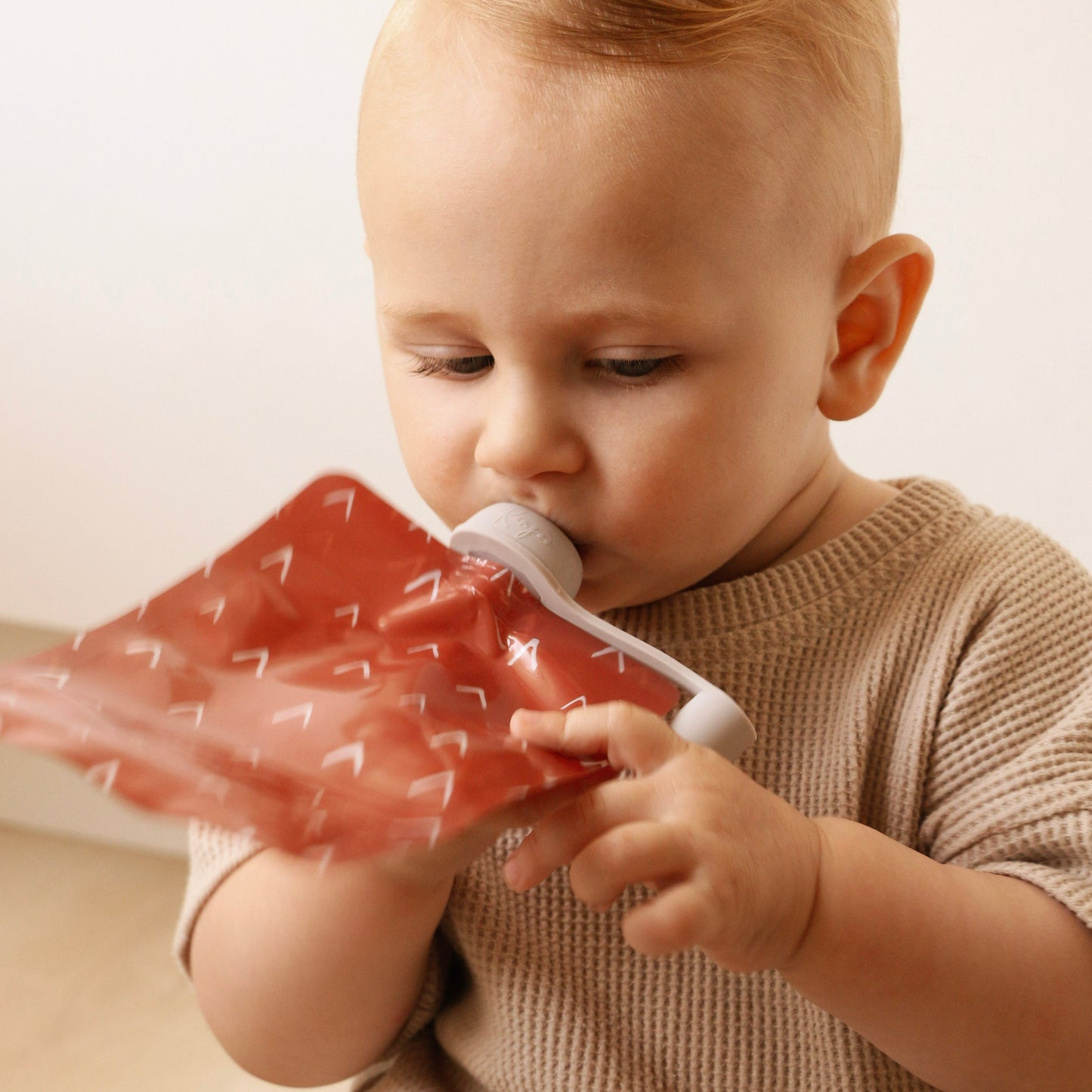 Spill-proof spouts for food pouches (2 units) no mess