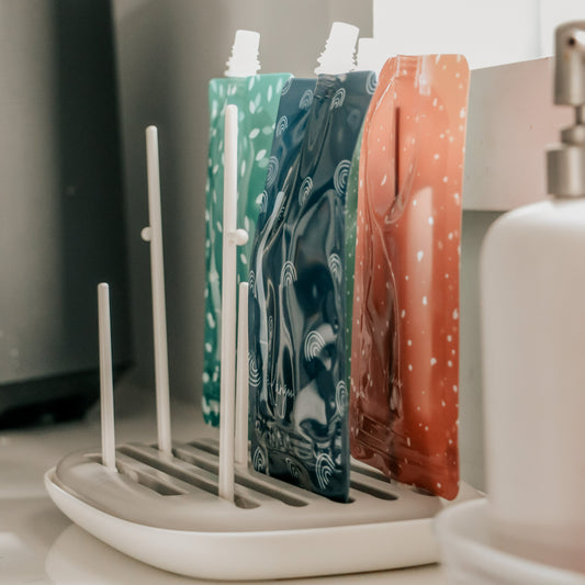 Drainer Dryer for bottles, baby bottles and reusable food pouches