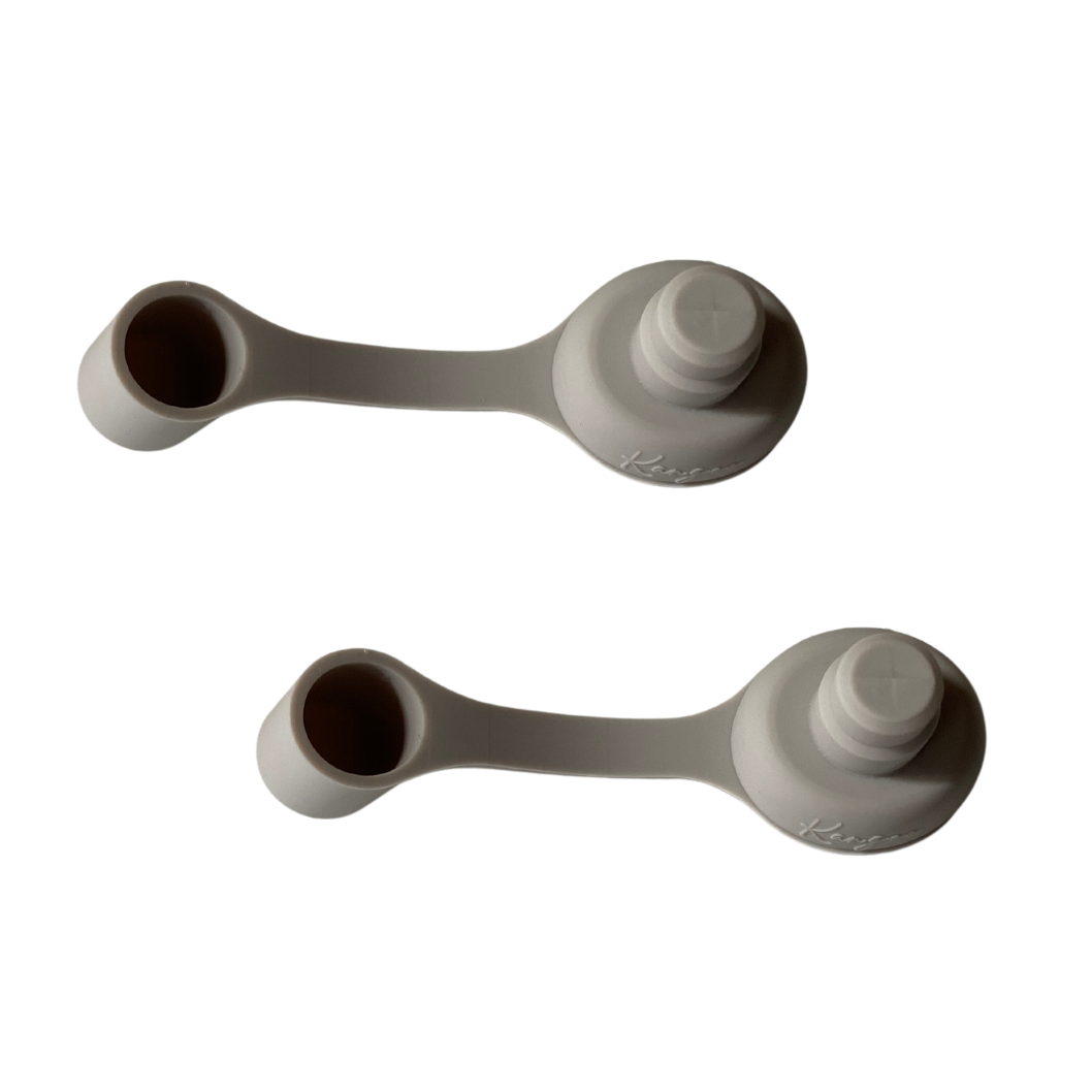 Spill-proof spouts for food pouches (2 units) no mess