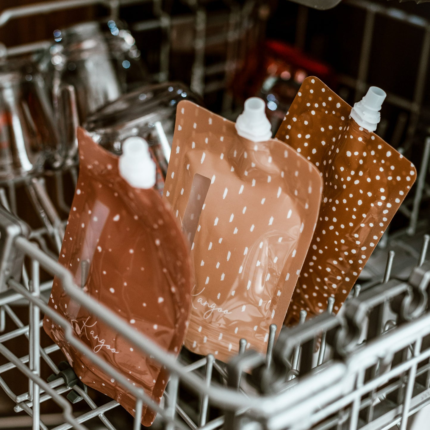 Écono pack Neutral - Ensemble de 12 pochettes alimentaires réutilisables (12x 5oz)