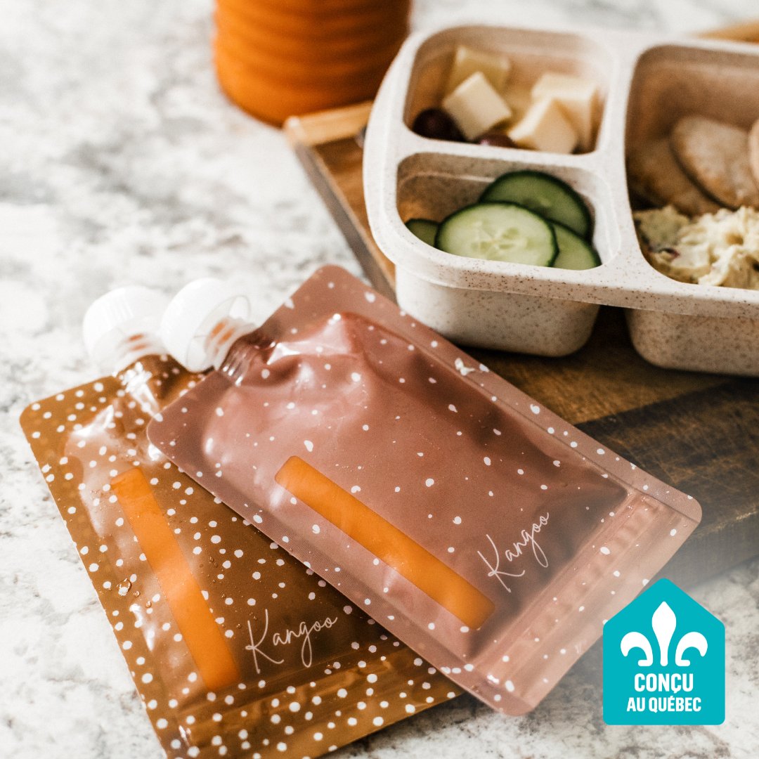 Collection Nature Pochette alimentaire réutilisable compote purée ...