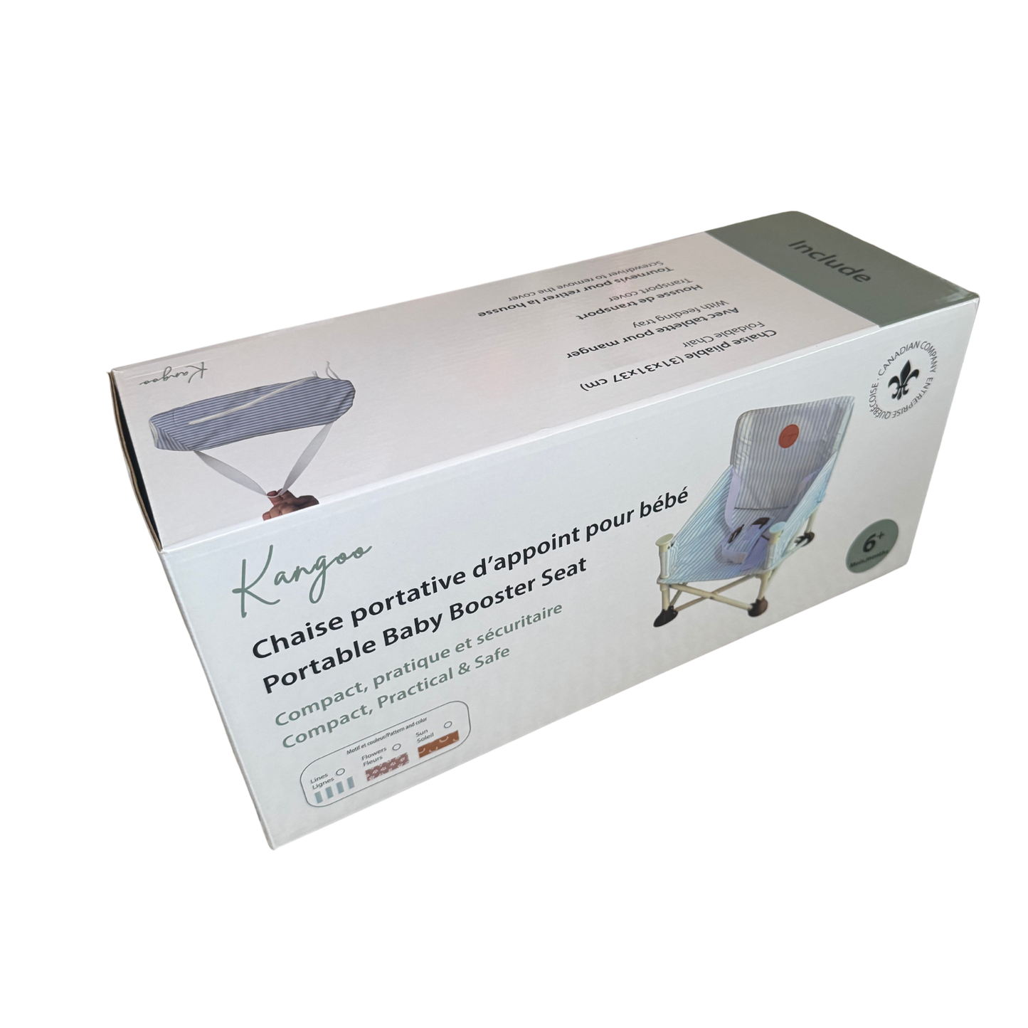 Siège d'Appoint Rehausseur Portatif | Chaise de voyage portative pour bébé