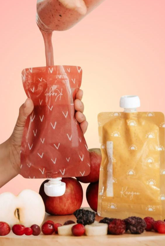 LIQUIDATION - Pochettes Alimentaires Réutilisables BOHO (ensemble de 6)