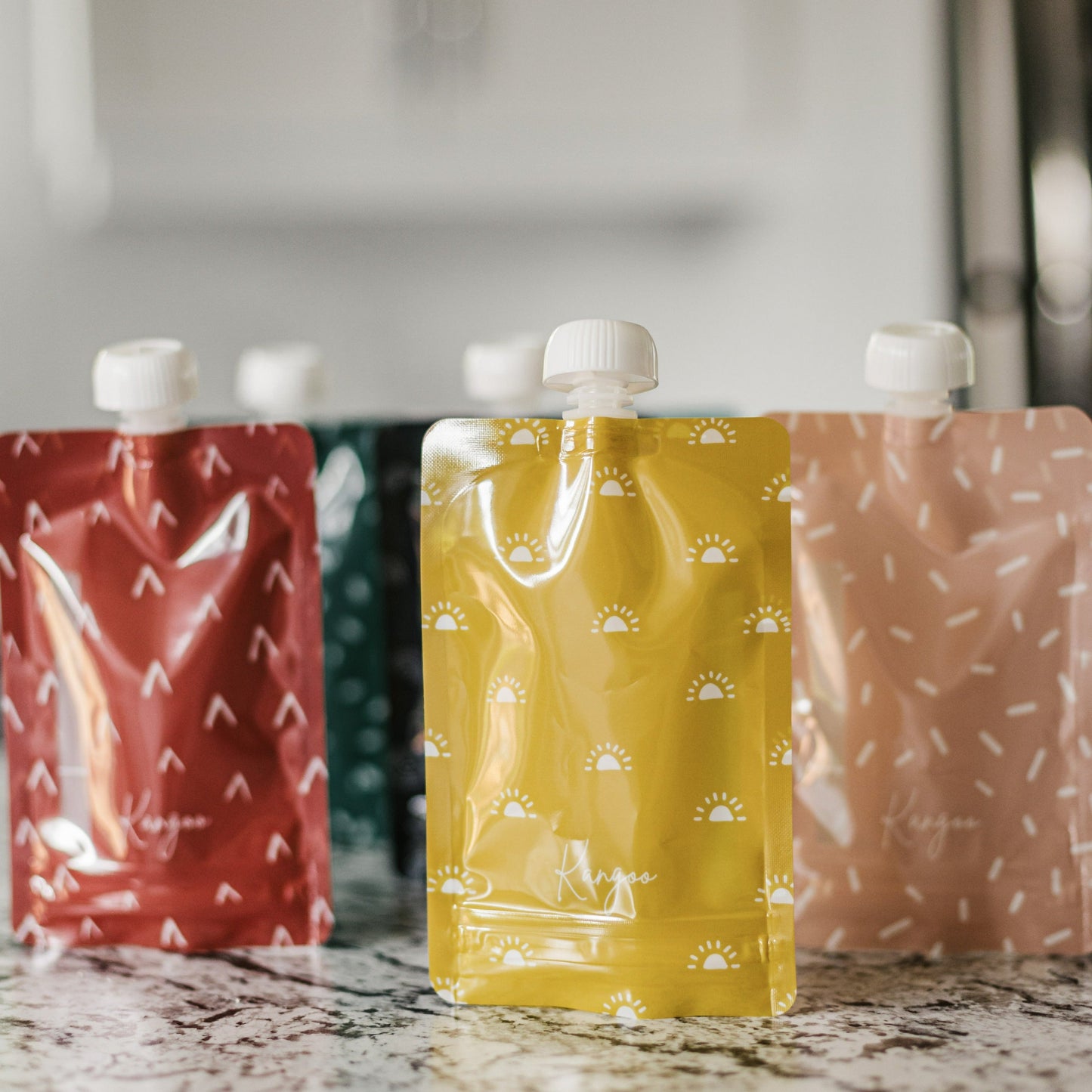 LIQUIDATION - Pochettes Alimentaires Réutilisables BOHO (ensemble de 6)