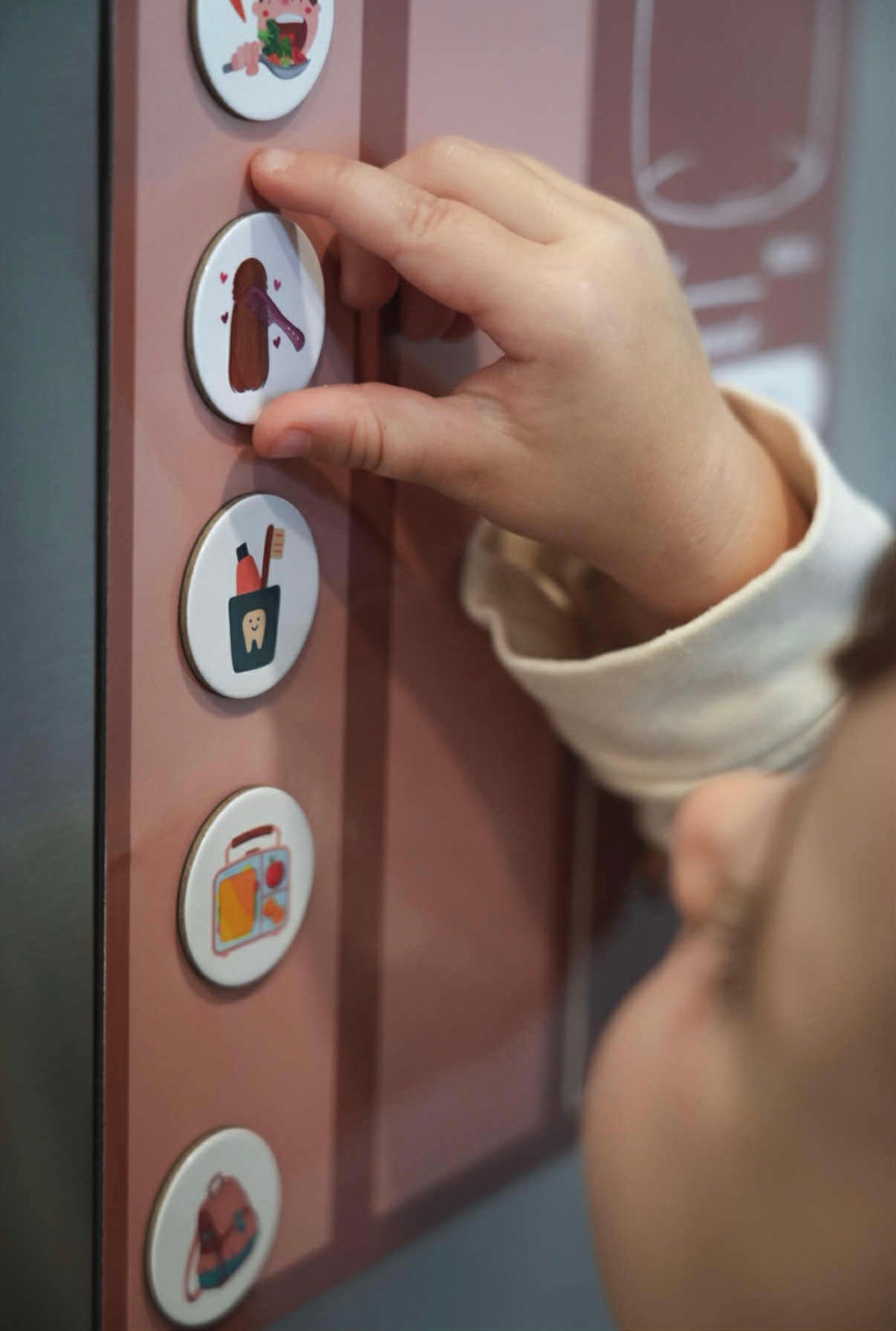 Magnetic Routine Chart for Kids - Behavior Reward Chart - Responsibility List - Potty Training